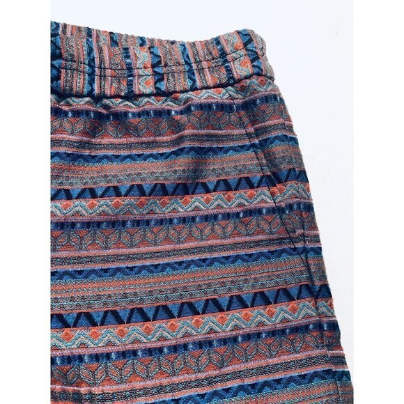 J Crew Womens Size 6 Jacquard Boardwalk Pull On Shorts Aztec Boho Festival - Picture 2 of 6